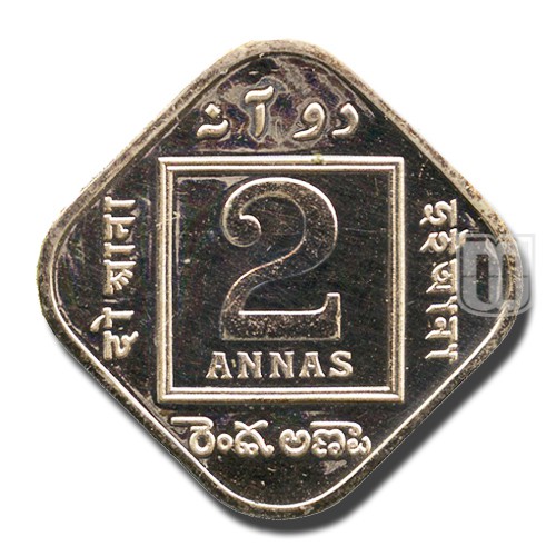 2 Annas | 1934 | KM# 516 | R