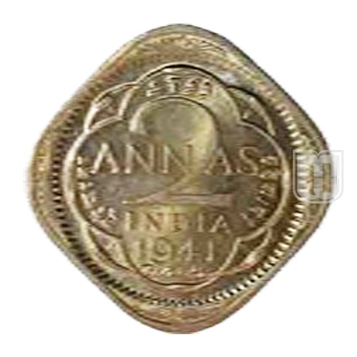 2 Annas | 1941 | KM# 541,PR.916 | R