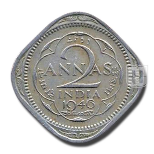 2 Annas | 1946 | KM# 542,PR.911 | R