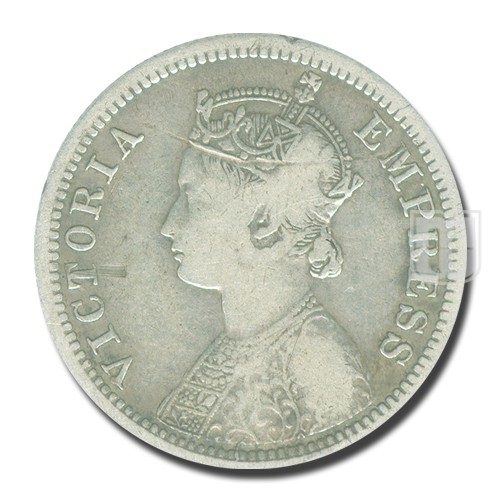1/4 Rupee | 1877 | KM# 490,PR.408 | O