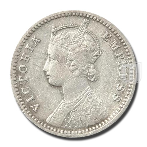 1/4 Rupee | 1882 | KM# 490,PR.387 | O