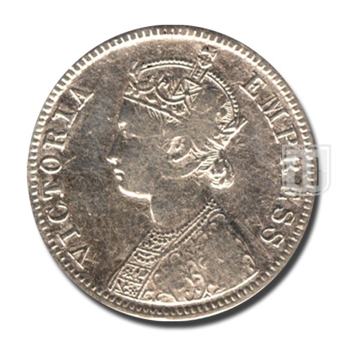 1/4 Rupee | 1882 | KM# 490,PR.412,PS.2659 | O
