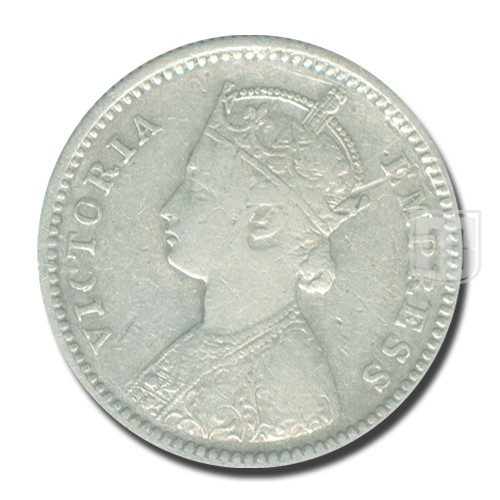 1/4 Rupee | 1883 | KM# 490,PR.415 | O