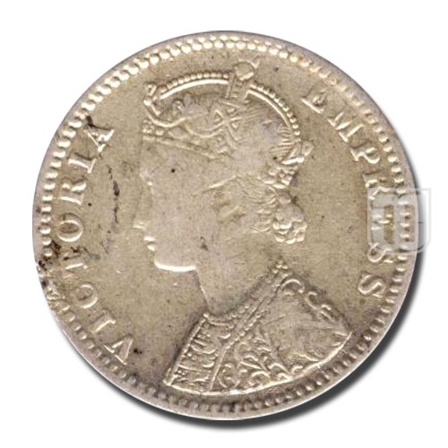 1/4 Rupee | 1887 | KM# 490,PR.392 | O