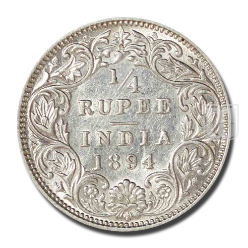 1/4 Rupee | 1894 | KM# 490,PR.429 | R