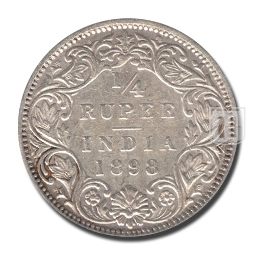 1/4 Rupee | 1898 | KM# 490,PR.431 | R