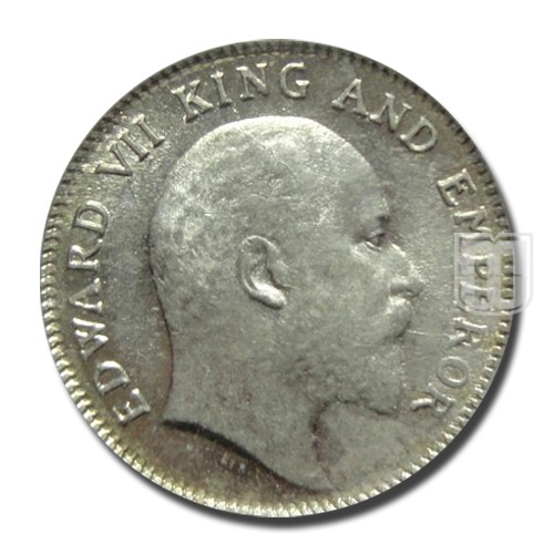 1/4 Rupee | 1907 | KM# 506,PR.436 | O