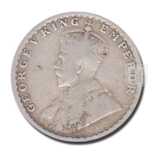 1/4 Rupee | 1917 | KM# 518,PR.446 | O