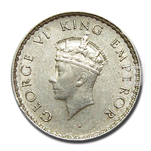 1/4 Rupee | 1939 | KM# 544,PR.461 | O