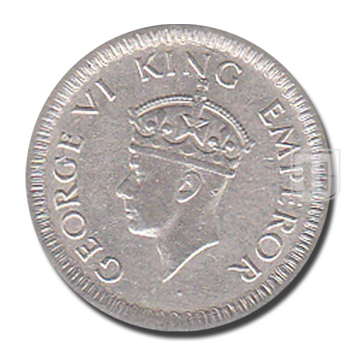 1/4 Rupee | 1942 | KM# 546,PR.474 | O