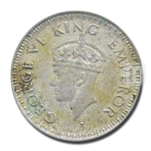 1/4 Rupee | 1943 | KM# 547,PR.464 | O