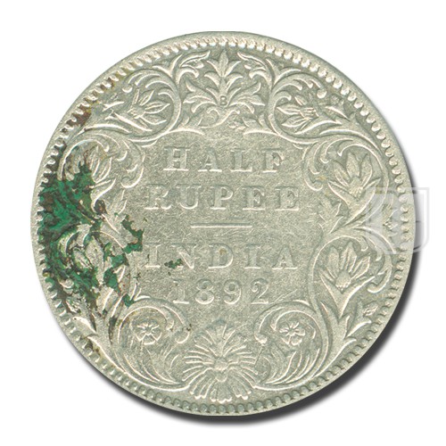 Half Rupee | 1892 | KM# 491,PR.302 | R