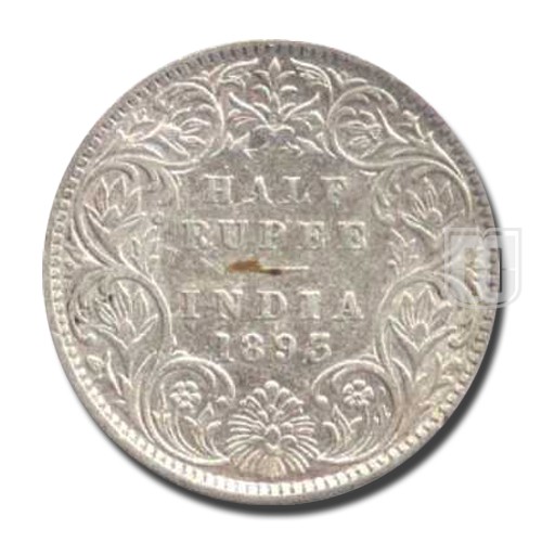 Half Rupee | 1893 | KM# 491,PR.303 | R