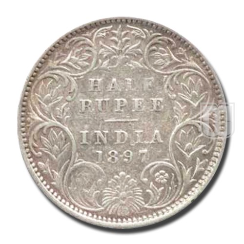 Half Rupee | 1897 | KM# 491,PR.305 | R
