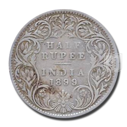 Half Rupee | 1899 | KM# 491,PR.307 | R