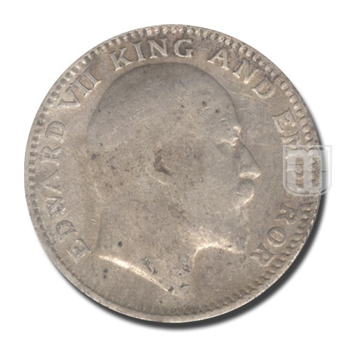 Half Rupee | 1907 | KM# 507,PR.311 | O