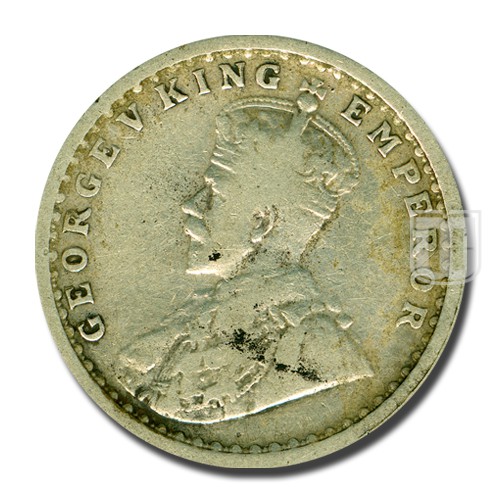 Half Rupee | 1911 | KM# 521,PR.318 | O