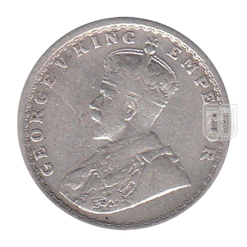 Half Rupee | 1914 | KM# 522,PR.338 | O