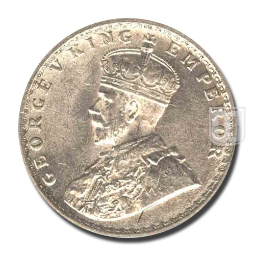 Half Rupee | 1915 | KM# 522,PR.322 | O