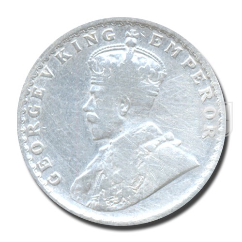 Half Rupee | 1916 | KM# 522,PR.323 | O