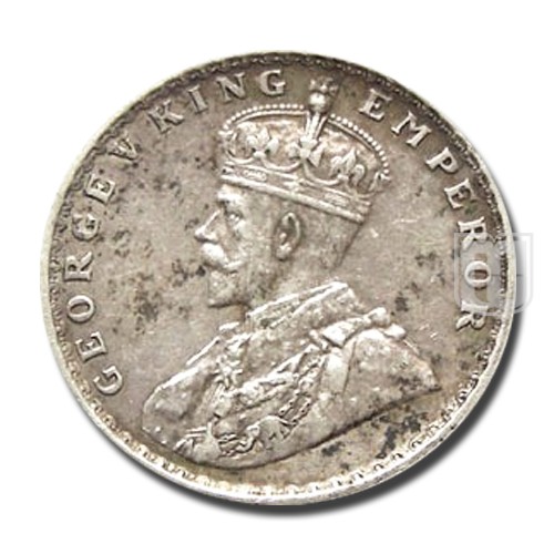 Half Rupee | 1918 | KM# 522,PR.342 | O