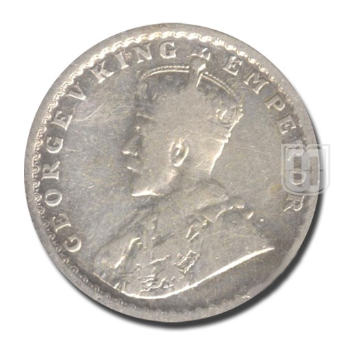 Half Rupee | 1923 | KM# 522,PR.326 | O