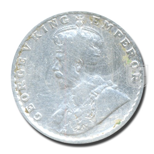 Half Rupee | 1924 | KM# 522,PR.346 | O