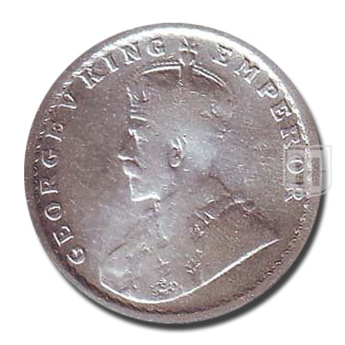 Half Rupee | 1929 | KM# 522,PR.331 | O