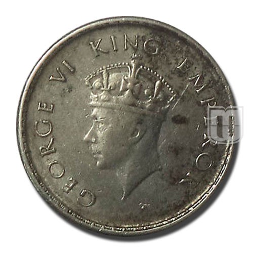 Half Rupee | 1938 | KM# 549,PR.351 | O