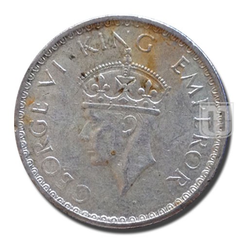 Half Rupee | 1941 | KM# 551,PR.355 | O
