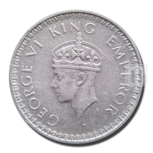 Half Rupee | 1944 | KM# 552,PR.368 | O