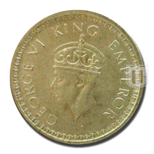 Half Rupee | 1945 | KM# 552,PR.369 | O