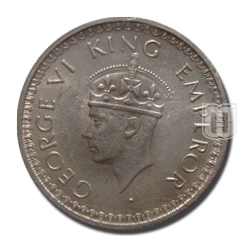 Half Rupee | 1945 | KM# 552,PS.3867 | O
