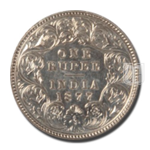 Rupee | 1877 | KM# 492,PR.115 | R