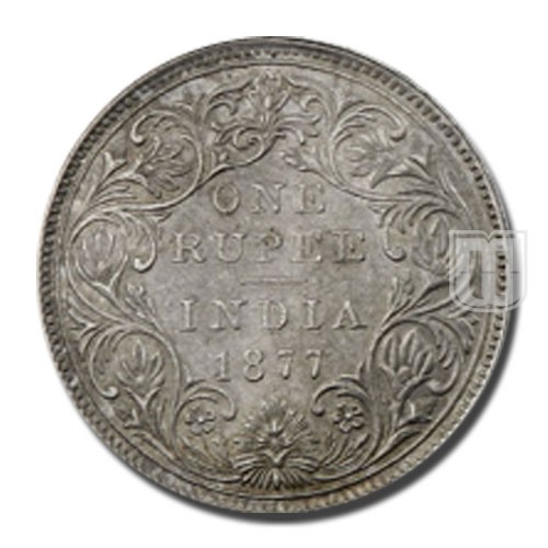 Rupee | 1877 | KM# 492,PR.149 | R