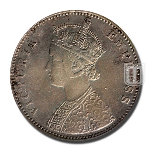 Rupee | 1877 | KM# 492,PR.148 | O