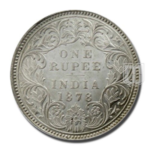 Rupee | 1878 | KM# 492,PR.116 | R