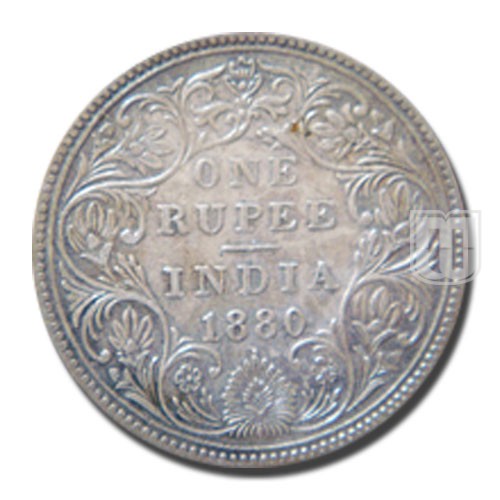Rupee | 1880 | KM# 492,PR.155 | R