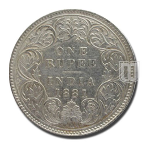 Rupee | 1881 | KM# 492,PR.158 | R