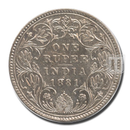 Rupee | 1881 | KM# 492,PR.157 | R