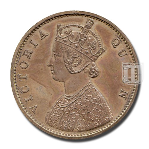 One Quarter Anna | 1862 (1865) | KM# 467,PR.607 | O