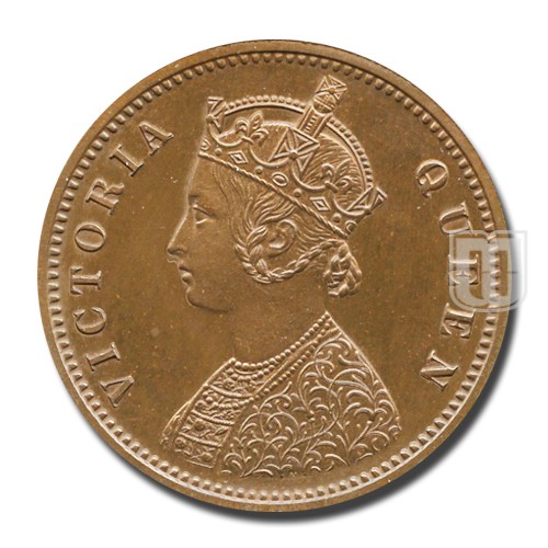One Quarter Anna | 1875 | KM# 467,PS.2379 | O