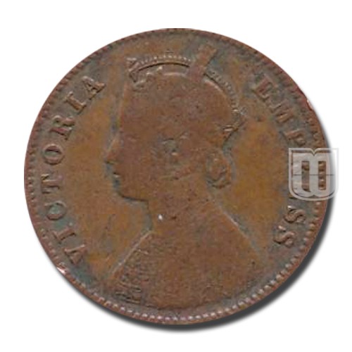 One Quarter Anna | 1890 | KM# 486,PR.623 | O