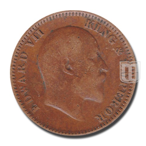 One Quarter Anna | 1906 | KM# 502,PR.651 | O