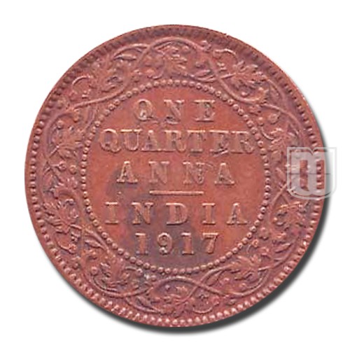 One Quarter Anna | 1917 | KM# 512,PR.662 | R