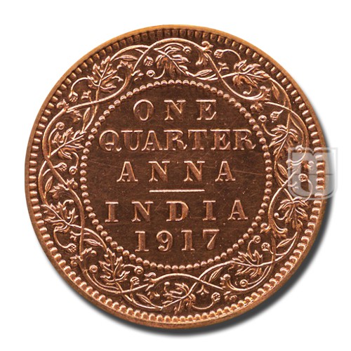 One Quarter Anna | 1917 | KM# 512 | R