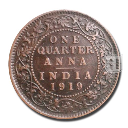 One Quarter Anna | 1919 | KM# 512,PR.664 | R