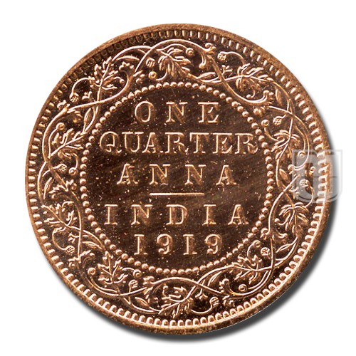 One Quarter Anna | 1919 | KM# 512 | R