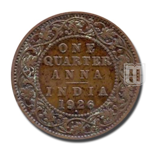 One Quarter Anna | 1926 | KM# 512,PR.679 | R