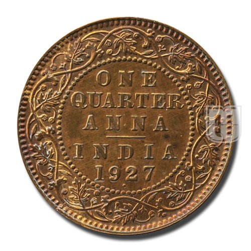 One Quarter Anna | 1927 | KM# 512 | R